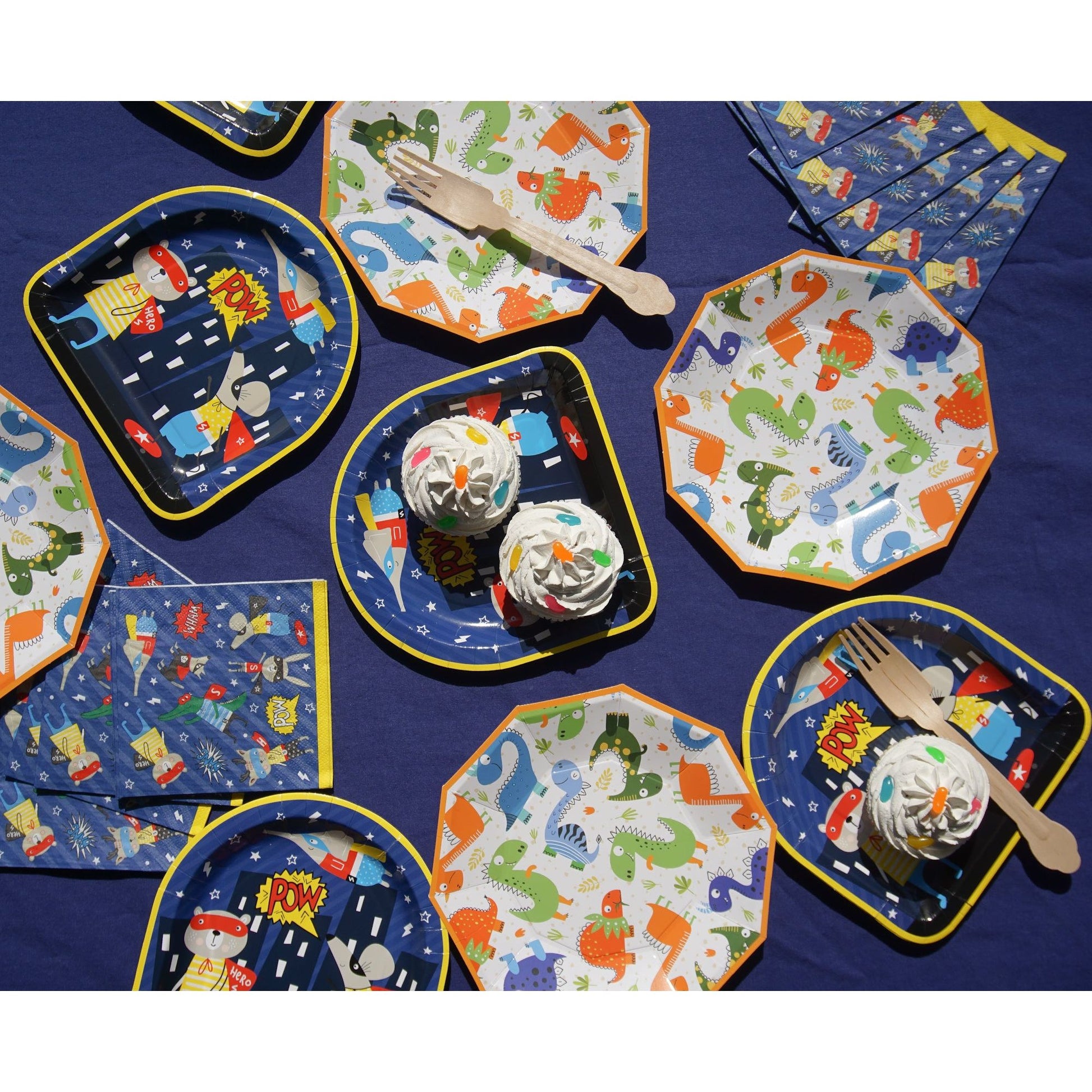 Super Heroes Cocktail Napkins Party Partners - Cardmore