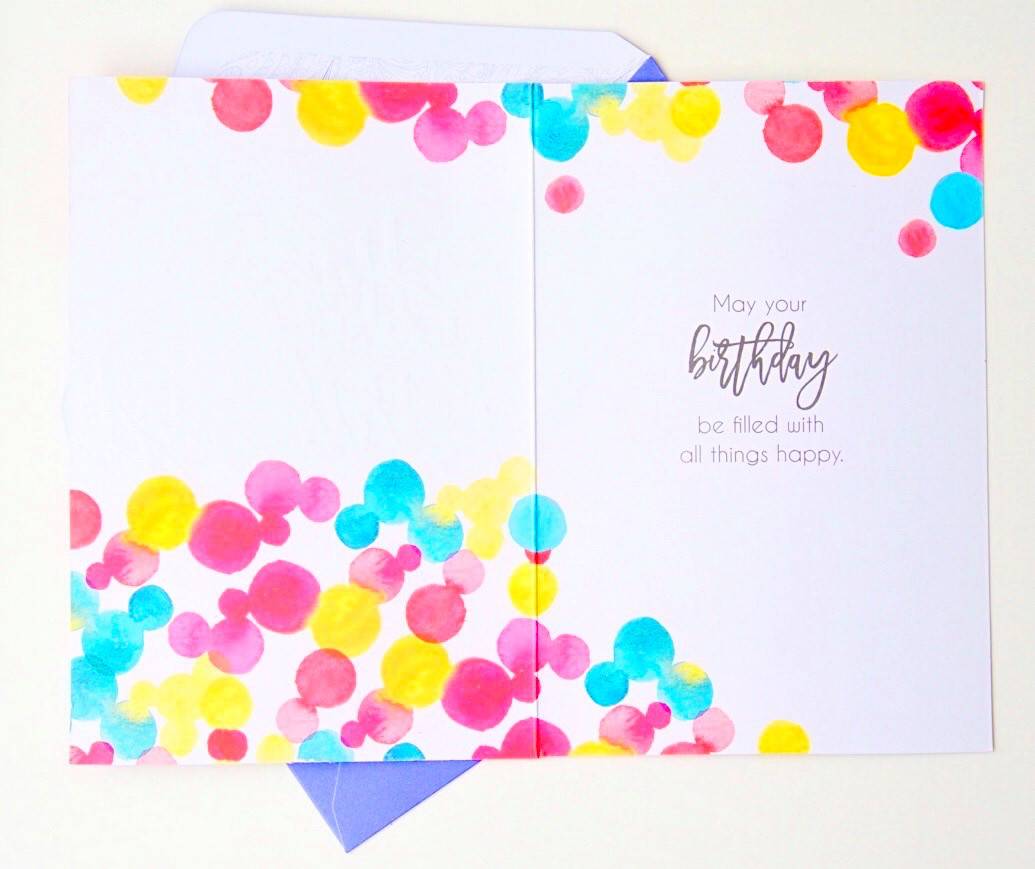 Pictura birthday everyday greeting card with a colorful dotted design, perfect for celebrating special occasions.