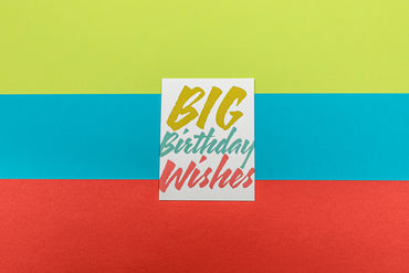 Birthday - Big Birthday Wishes Card - Gia Graham - Cardmore
