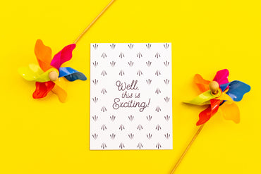 Congrats - Well This Is Exciting Card - Gia Graham - Cardmore