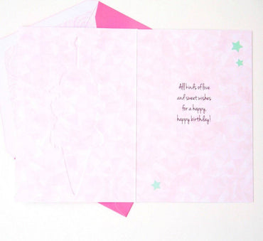 Pictura ice cream cone birthday card featuring colorful illustrated ice cream cone on a festive background.