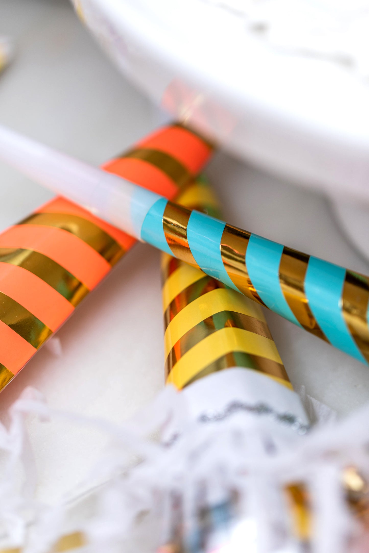 Striped Party Horns Party Partners - Cardmore