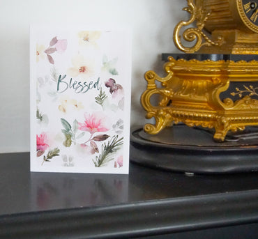 Pictura Blessed Thank You Card from the Everyday Cards collection, featuring a heart and home design with a gratitude message.