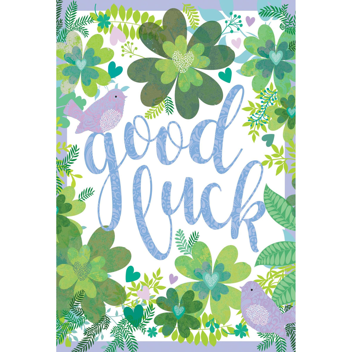 Pictura Good Luck Border card featuring a colorful design, ideal for wishing good luck to friends and family.