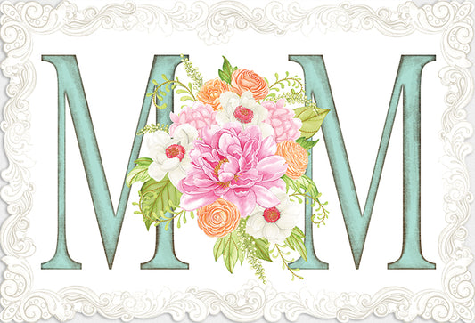 Pictura Mother's Day birthday card featuring Sienna's Garden design with floral illustrations for moms.