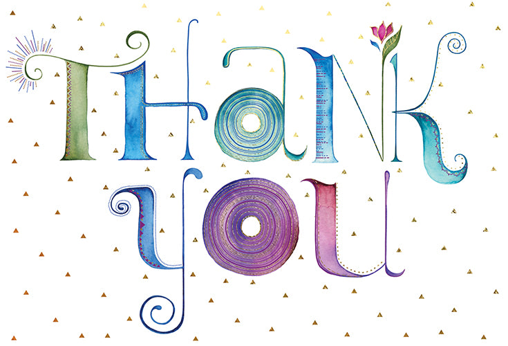 Thank You letters from Pictura, everyday thank you card with elegant design, suitable for expressing gratitude.