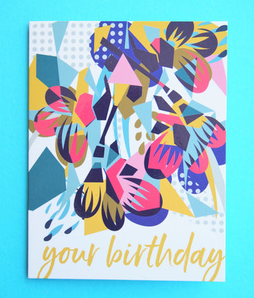 Pictura Rocks birthday card featuring colorful rocks design, from Me To You collection, perfect for celebrating a special occasion.