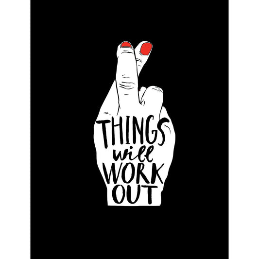 From Me To You Friendship card by Pictura with the message "Things will work out" featuring colorful floral design.