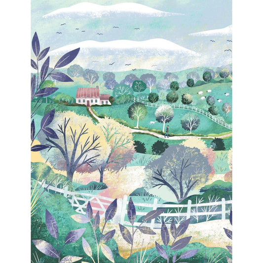Winding Roads birthday card from Pictura featuring scenic road illustration, perfect for celebrating special occasions.