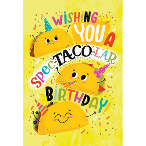 Spec-Taco-Lar Birthday Card