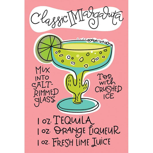 Pictura Margarita Birthday Card featuring colorful margarita glass illustration, perfect for celebrating birthdays.