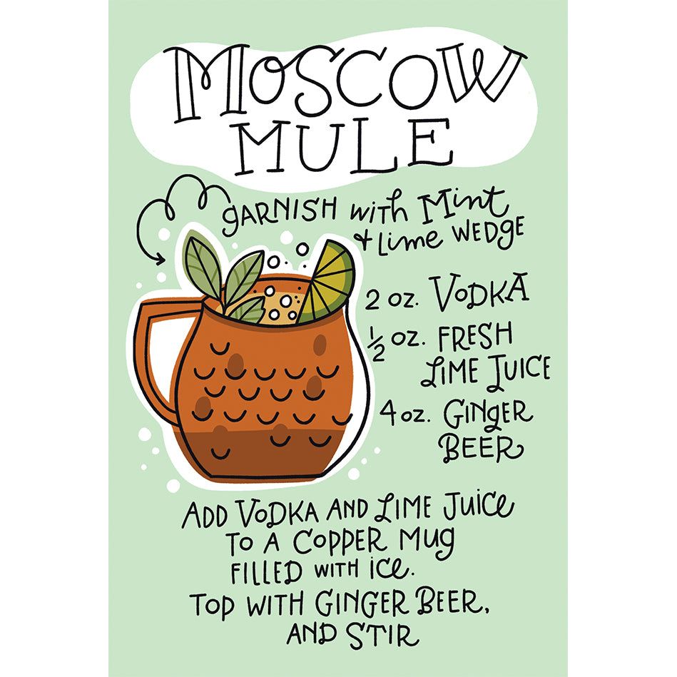 Moscow Mule Birthday Card