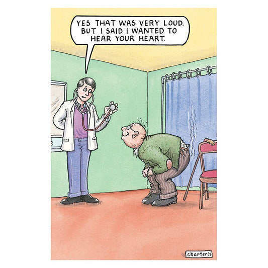 Funny birthday card featuring a humorous fart joke design by Pictura from the Everyday Cards collection.