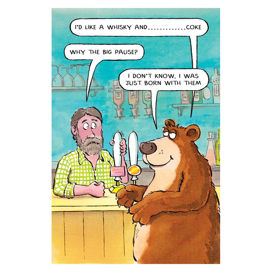 Big Pause Funny Birthday Card