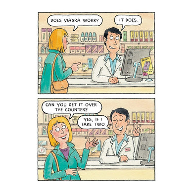 Over The Counter Funny Birthday Card