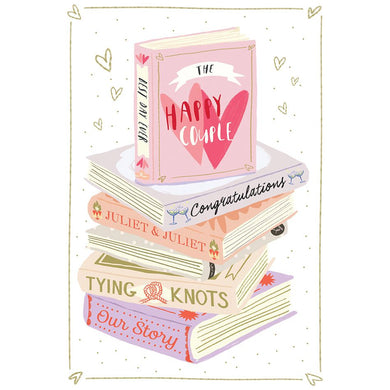 Mrs. & Mrs. Happy Couple Wedding Card