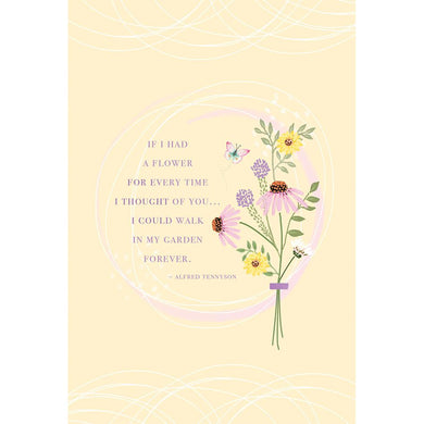 In My Garden Friendship Card Caring Thoughts