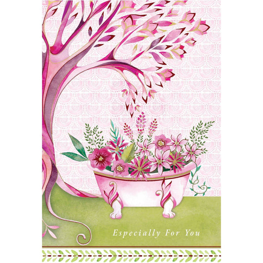 Pictura bathtub birthday card featuring a fun, colorful design for celebrating birthdays with everyday greeting cards.