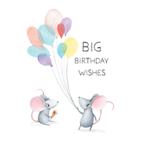 Birthday Mice Birthday Card