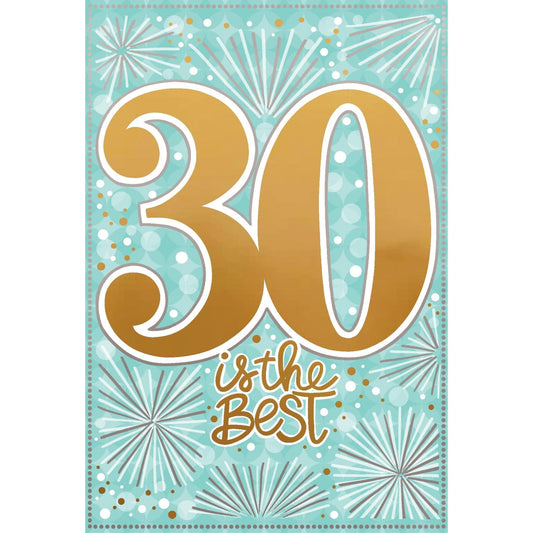 Pictura 30 Is The Best Birthday Card from the Everyday Cards collection, featuring colorful design and cheerful birthday message.