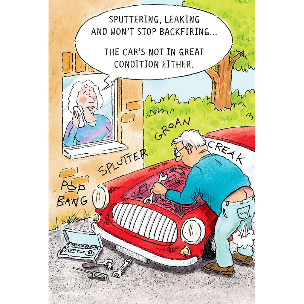 Great Condition Funny Birthday Card