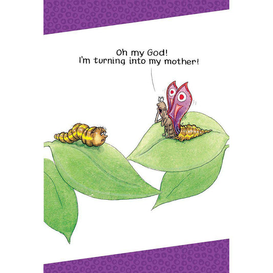 Funny mother birthday card by Pictura featuring humorous design, perfect for celebrating Mom's special day.