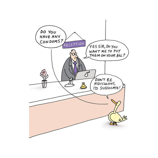Funny birthday card by Pictura featuring humorous artwork, designed as an everyday greeting card for celebrating birthdays.