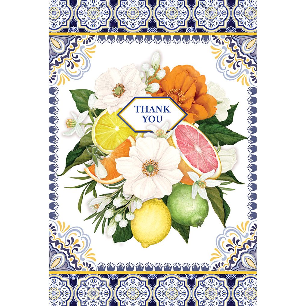 Citrus Thank You Card