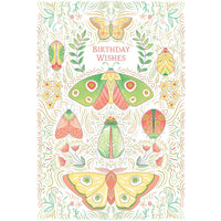 Colorful Bugs Birthday Card from Pictura featuring whimsical bug illustrations for celebrating birthdays.
