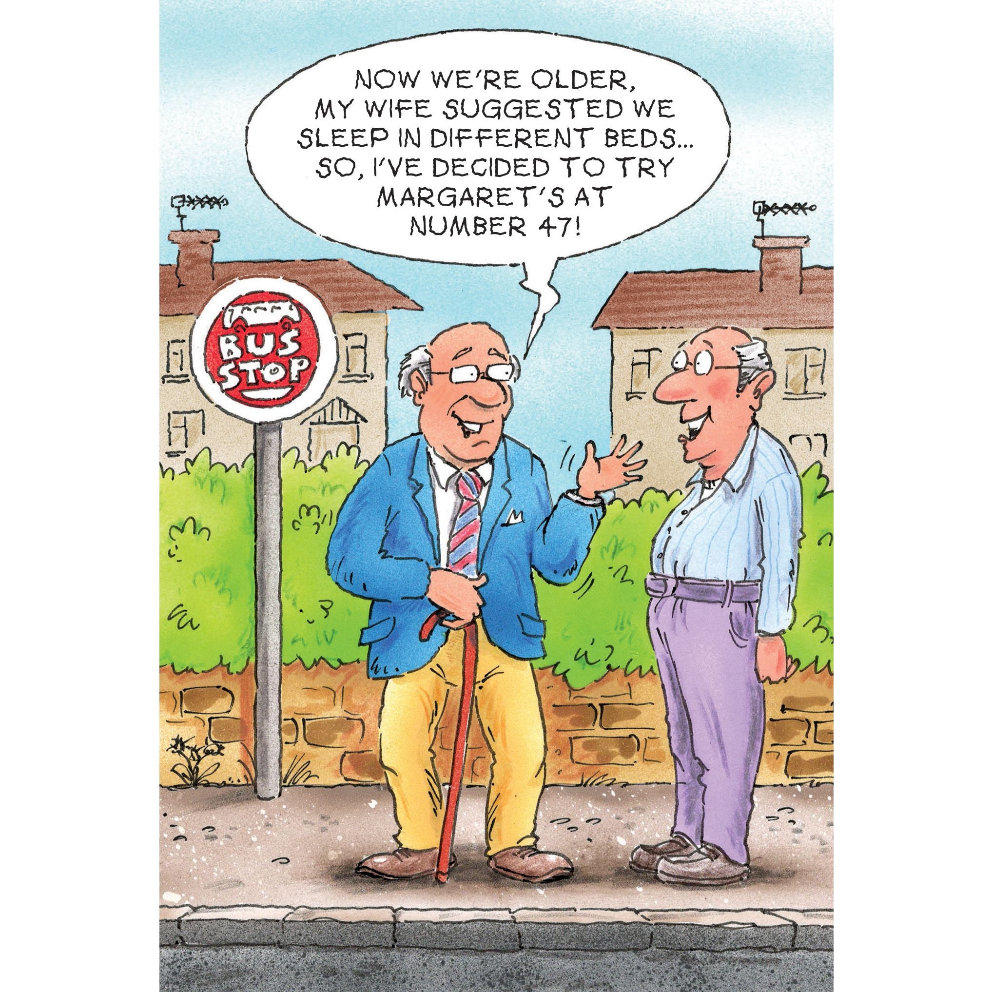 Different Beds Funny Birthday Card