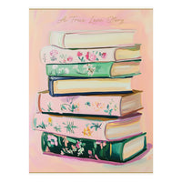 Pictura Romance Books Anniversary Card featuring romantic book illustrations, perfect for special occasions and heartfelt messages.