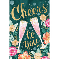Pictura Cheers To You Anniversary Card featuring elegant design, suitable for celebrating special milestones and heartfelt moments.