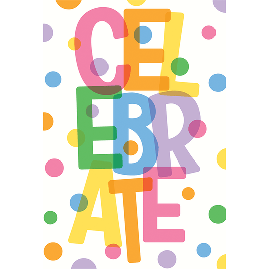 Celebrate Confetti Birthday Card by Pictura with colorful confetti design, perfect for festive birthday greetings.