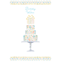 Colorful birthday wishes greeting card by Cardmore featuring cheerful design for celebrating birthdays.