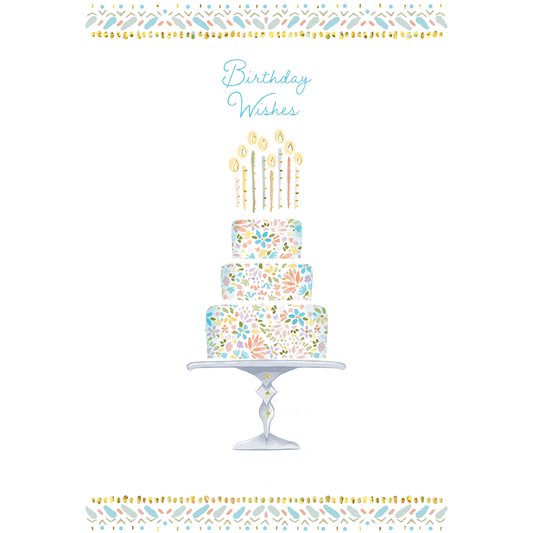 Colorful birthday wishes greeting card by Cardmore featuring cheerful design for celebrating birthdays.
