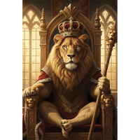 Pictura Lion Birthday Card Lenticular featuring a colorful lion illustration on an everyday greeting card.
