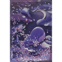 Whale in clouds baby card by Pictura featuring a cute whale floating among soft clouds for everyday greeting cards.
