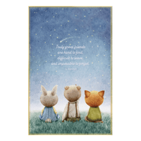 Animals and stars friendship card by Cardmore featuring colorful animal and star illustrations on an everyday greeting card.