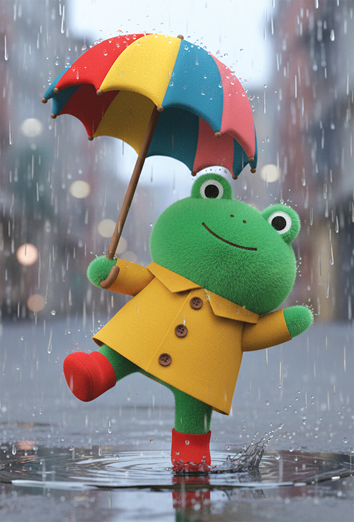 Frog Thinking Of You Lenticular