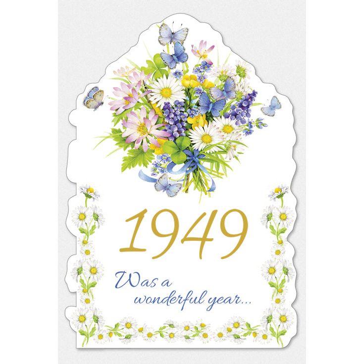 1949 Year Of Birth Birthday Cards