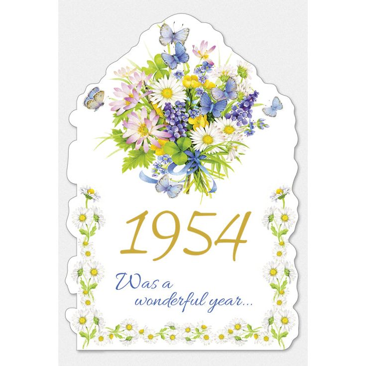 1954 Year Of Birth Birthday Cards
