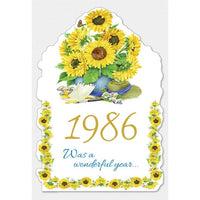 1986 Year Of Birth Birthday Cards