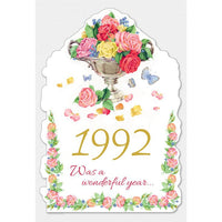 1992 Year Of Birth Birthday Cards
