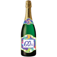 60th Birthday Champagne Sound  Card - Cardmore