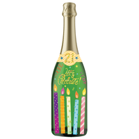 21 let's celebrate! Birthday Champagne sound Card