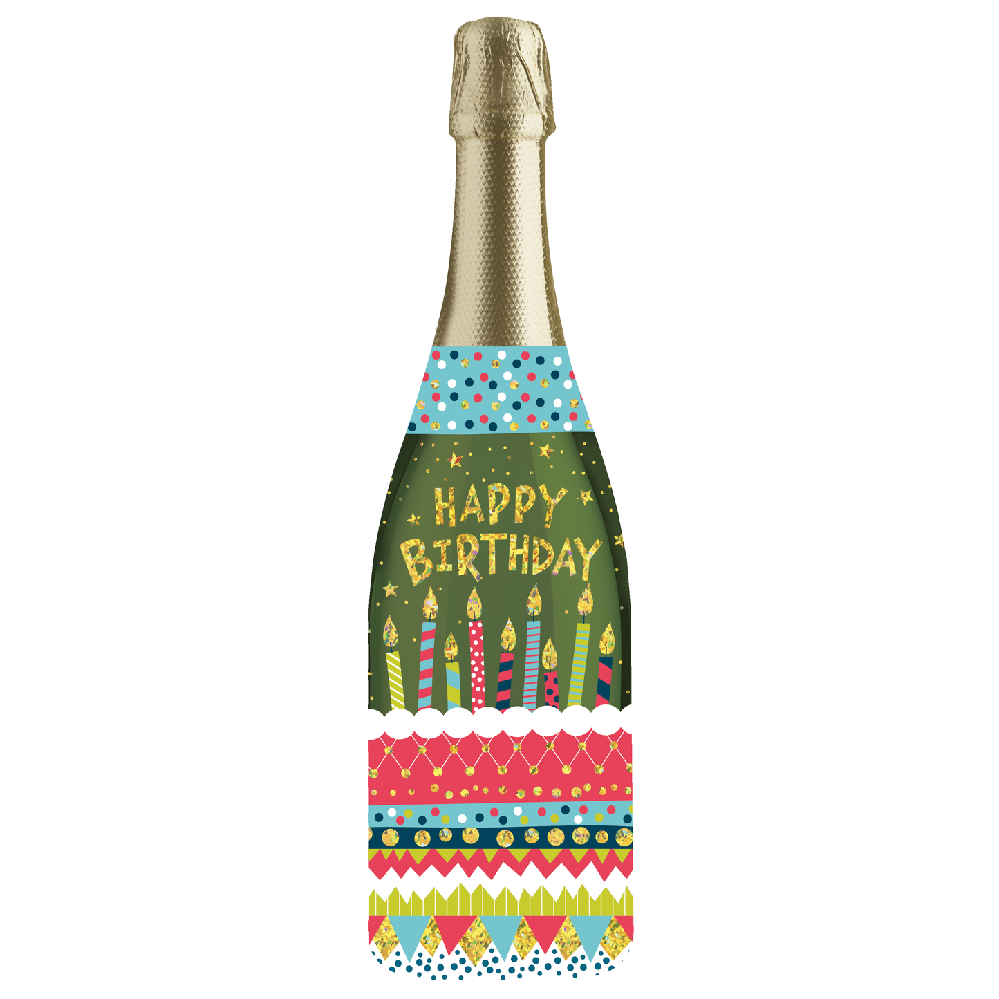 Champagne Sound - Patterned Birthday Cake