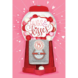 Gumball Machine Valentine's Card