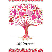 Pictura Love Tree Valentine's Day card featuring a romantic tree illustration, perfect for expressing love on Valentine's Day.