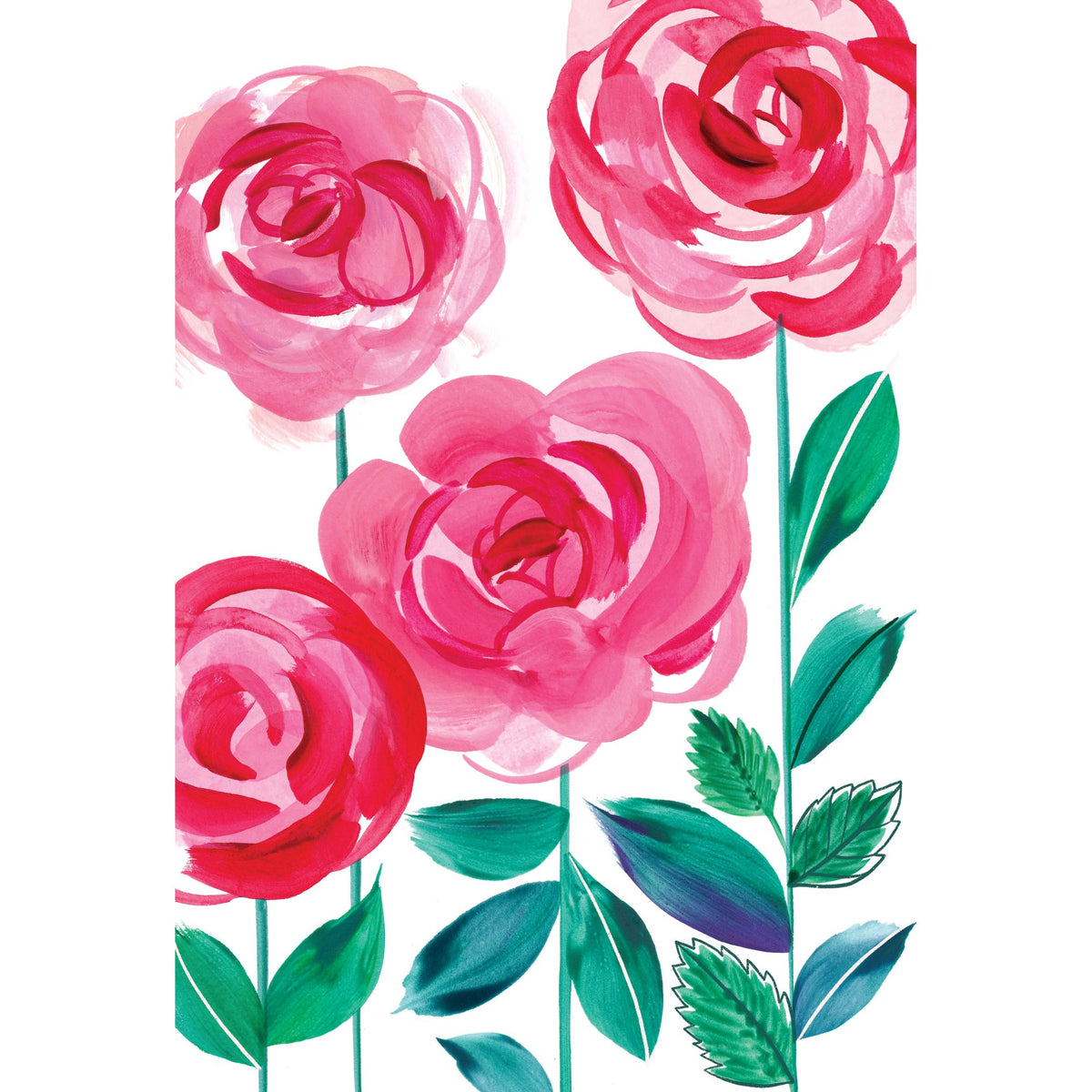 Pictura Valentine's Day card with a rose garden design for someone special