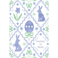 Blue Bunny Frame Easter card by Omega Industry Co., LTD featuring a festive blue bunny design for Easter celebrations.